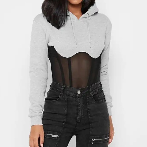 Tops - Corset hoodie